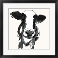 Cow Contour II Framed Print