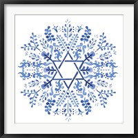Indigo Hanukkah I Fine Art Print