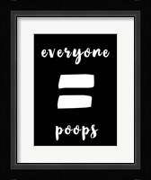 Human Bathroom II Fine Art Print