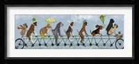 Mutley Crew on Tandem Fine Art Print