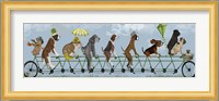 Mutley Crew on Tandem Fine Art Print