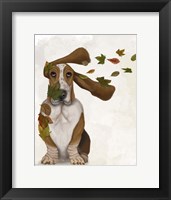 Basset Hound Windswept and Interesting Fine Art Print