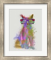 Cat Rainbow Splash 5 Fine Art Print
