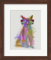 Cat Rainbow Splash 5 Fine Art Print