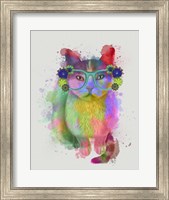 Cat Rainbow Splash 6 Fine Art Print