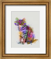 Cat Rainbow Splash 7 Fine Art Print