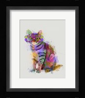 Cat Rainbow Splash 7 Fine Art Print