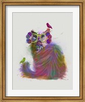 Cat Rainbow Splash 9 Fine Art Print