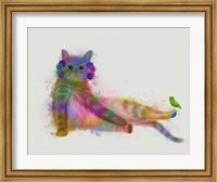 Cat Rainbow Splash 10 Fine Art Print