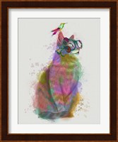 Cat Rainbow Splash 11 Fine Art Print