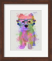 West Highland Terrier Rainbow Splash Fine Art Print