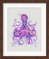 Octopus Rainbow Splash Pink Fine Art Print
