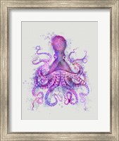 Octopus Rainbow Splash Pink Fine Art Print