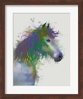 Horse Portrait 1 Rainbow Splash Fine Art Print