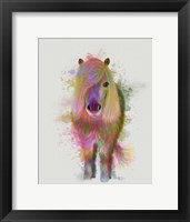 Pony 1 Full Rainbow Splash Fine Art Print