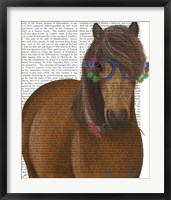 Horse and Flower Glasses Fine Art Print