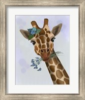 Chewing Giraffe 1 Fine Art Print