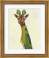 Giraffe and Scarves Fine Art Print