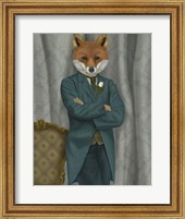 Fox Victorian Gentleman Portrait Fine Art Print