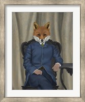 Fox Edwardian Gent, Portrtait Fine Art Print