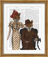 Fox Couple 1930s Fine Art Print