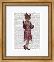 Fox Lady 1920s Flapper Fine Art Print