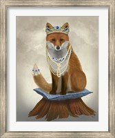 Fox with Tiara, Full Fine Art Print