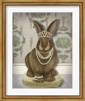 Rabbit and Pearls, Full Fine Art Print