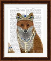 Fox with Tiara, Portrait Fine Art Print