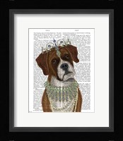 Boxer and Tiara, Portrait Fine Art Print