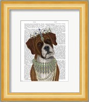 Boxer and Tiara, Portrait Fine Art Print