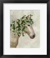 Horse Porcelain with Ivy Fine Art Print