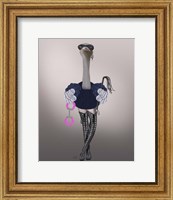 Ostrich with Kinky Boots Fine Art Print