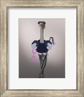 Ostrich with Kinky Boots Fine Art Print