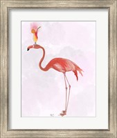 Flamingo and Cocktail 4 Fine Art Print