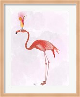 Flamingo and Cocktail 4 Fine Art Print