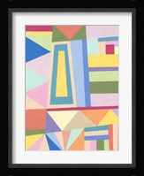 Confetti Structure I Framed Print