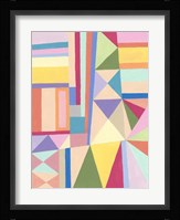 Confetti Structure II Framed Print