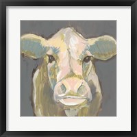 Blush Faced Cow I Fine Art Print