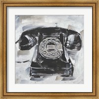 Retro Phone I Fine Art Print