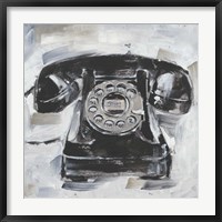 Retro Phone I Fine Art Print