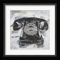 Retro Phone I Fine Art Print