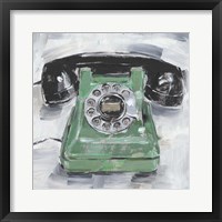 Retro Phone III Fine Art Print