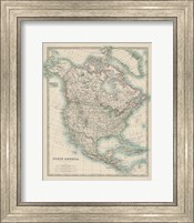 Map of North America Fine Art Print