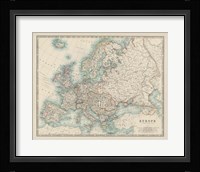 Map of Europe Fine Art Print
