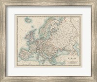 Map of Europe Fine Art Print