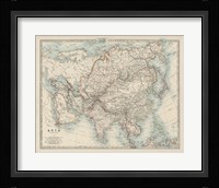 Map of Asia Fine Art Print