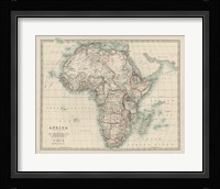 Map of Africa Fine Art Print