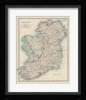 Map of Ireland Fine Art Print
