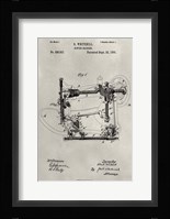 Patent--Sewing Machine Framed Print